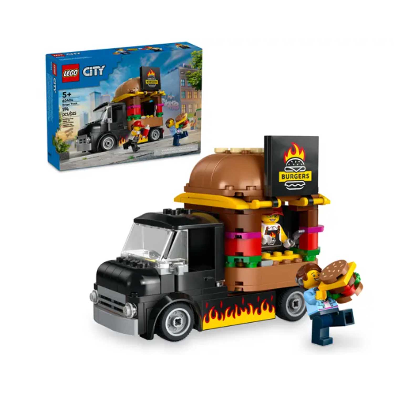 Lego - City Great Vehicles Furgone Degli Hamburger 60404 – Iperbimbo