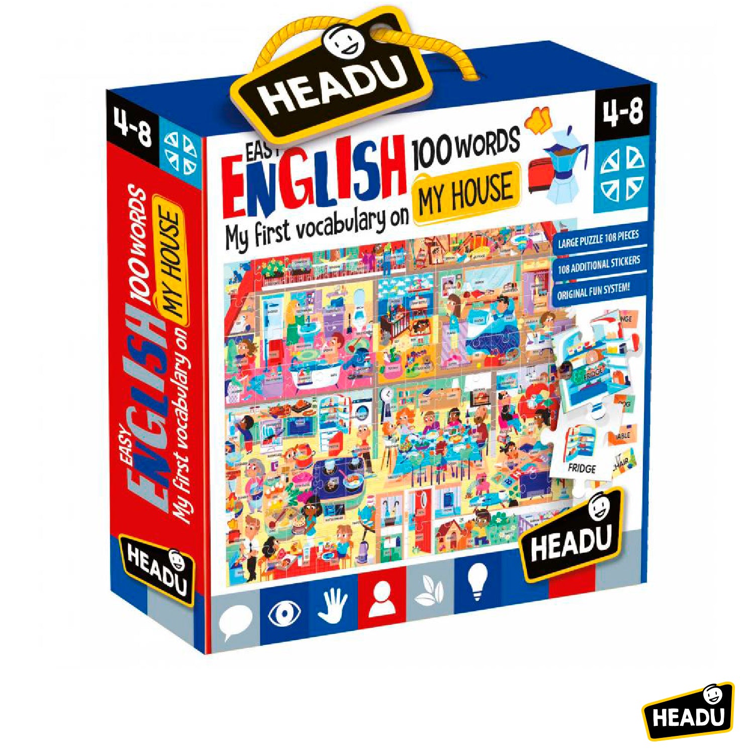 Headu - Easy English 100 Words My House IT23158 – Iperbimbo