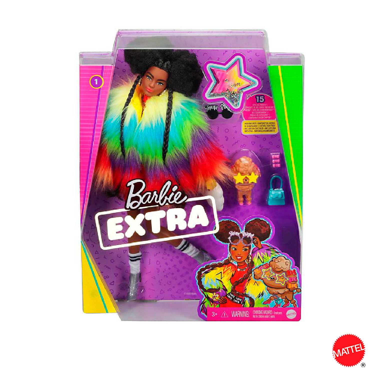 Mattel - Barbie Capelli Multicolor GRN81 – Iperbimbo