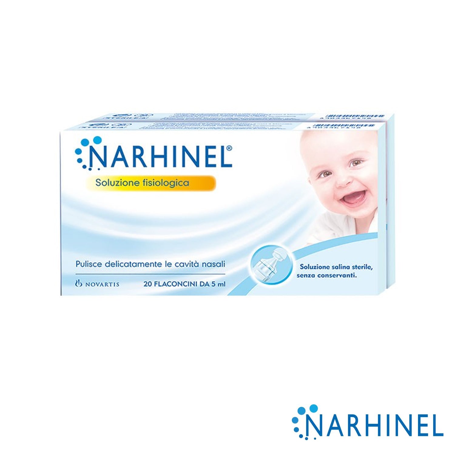 Narhinel - Soluzione Fisiologica 20+20 flaconi da 5ml – Iperbimbo