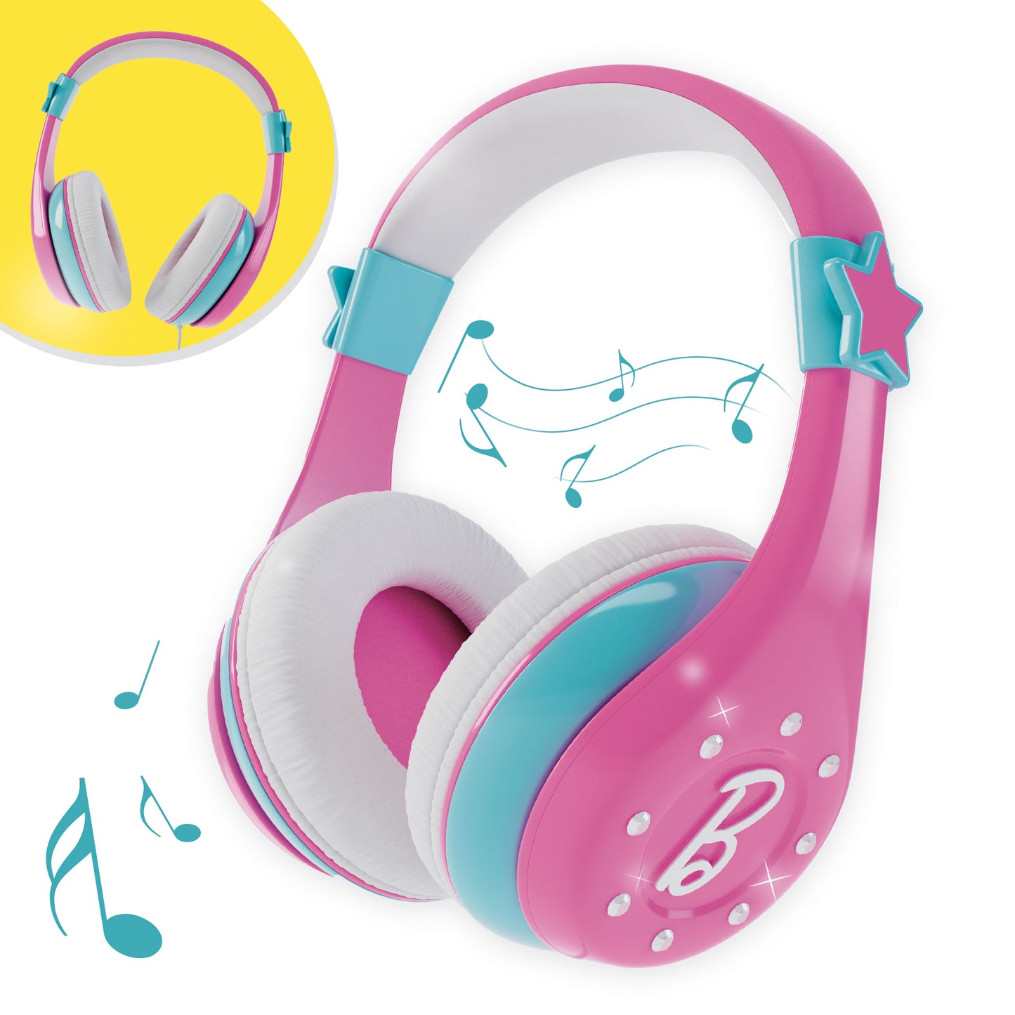 Lisciani - Barbie Fashion Bluethooth Headphones