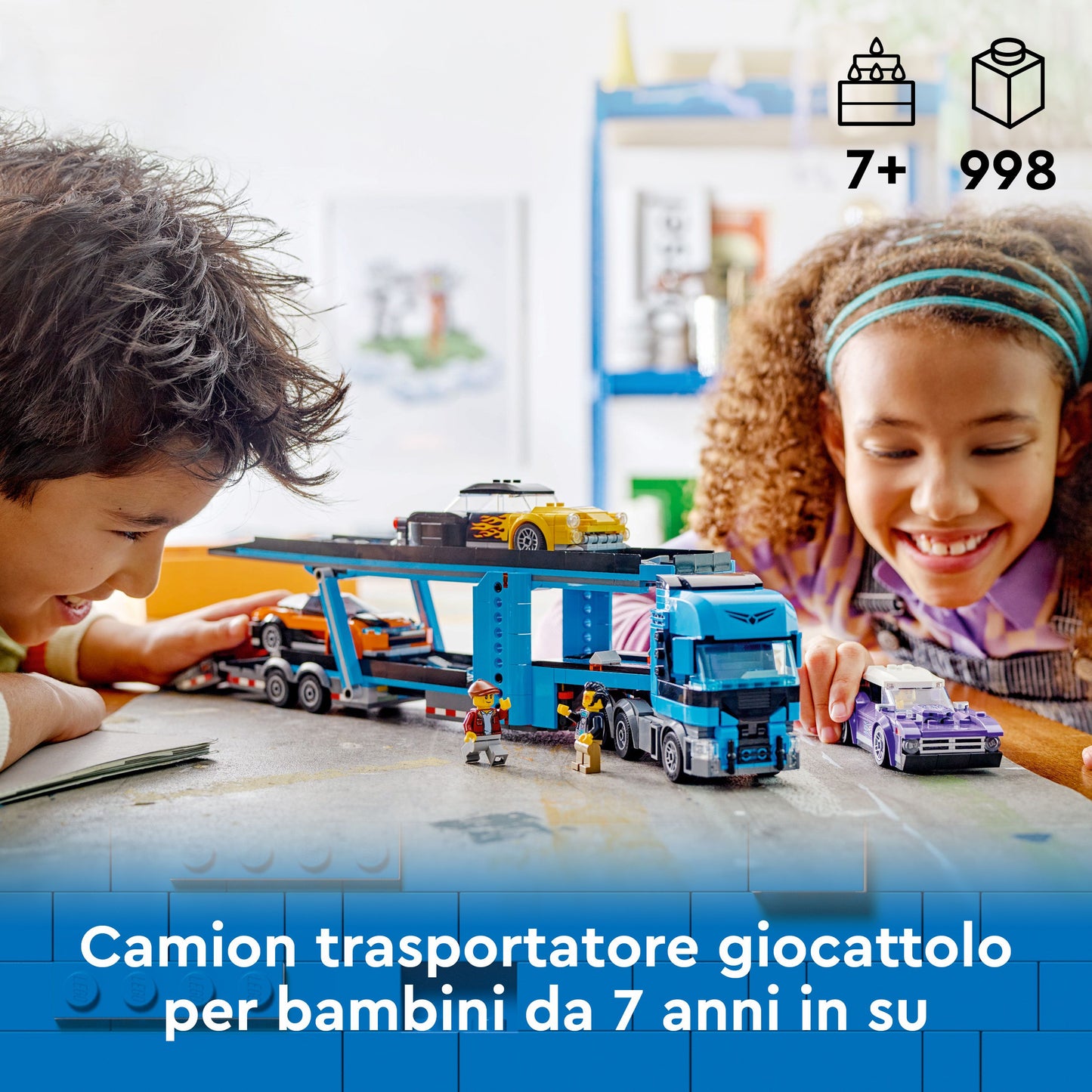 Lego - Camion Trasportatore Con Auto Sportive 60408