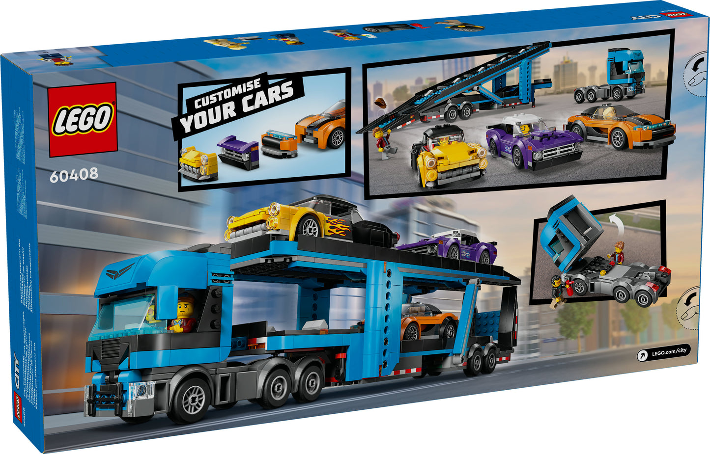 Lego - Camion Trasportatore Con Auto Sportive 60408