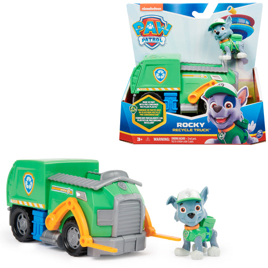 Spin Master - PAW PATROL Veicolo Base ROCKY NEW ECO