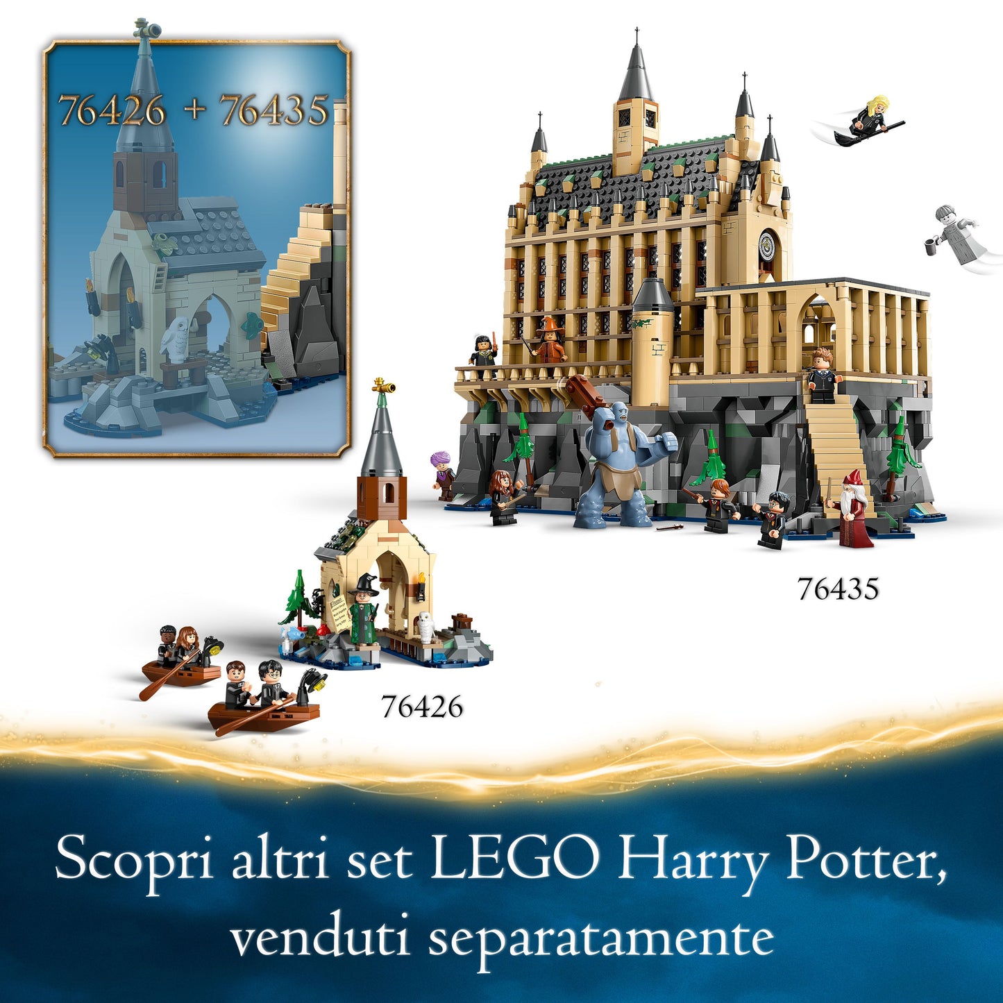 Lego - Castello di Hogwarts: Sala Grande 76435