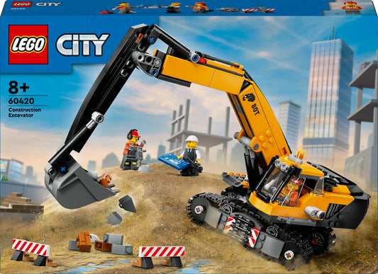 Lego City - Escavatore Da Cantiere Giallo 60420