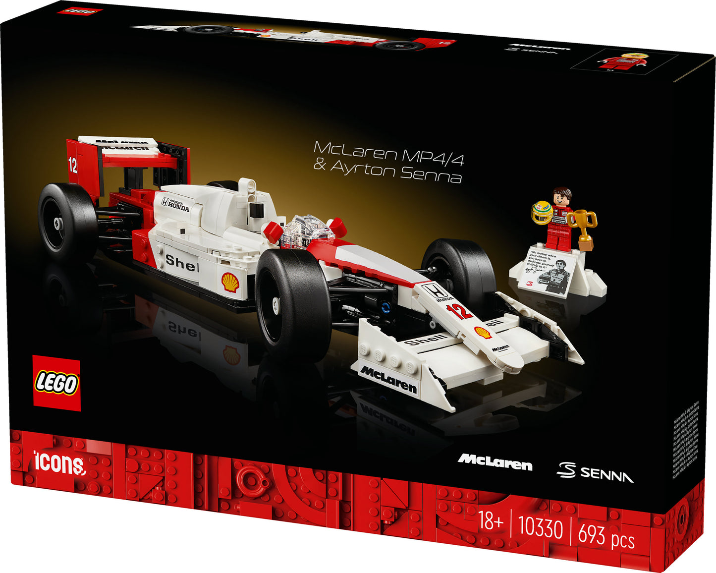 Lego - McLaren MP4/4 e Ayrton Senna 10330