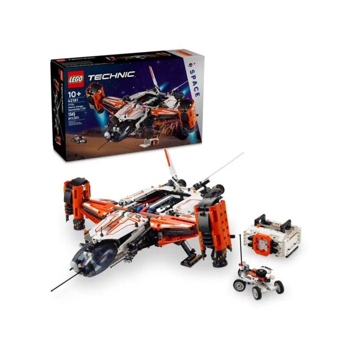 Lego - Technic Astronave Heavy Cargo Vtol Lt81 42181