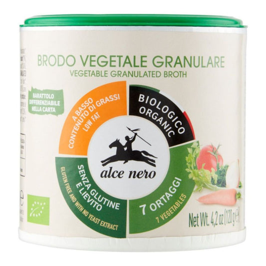 Alce Nero - Brodo vegetale Granulare Biologico 120g