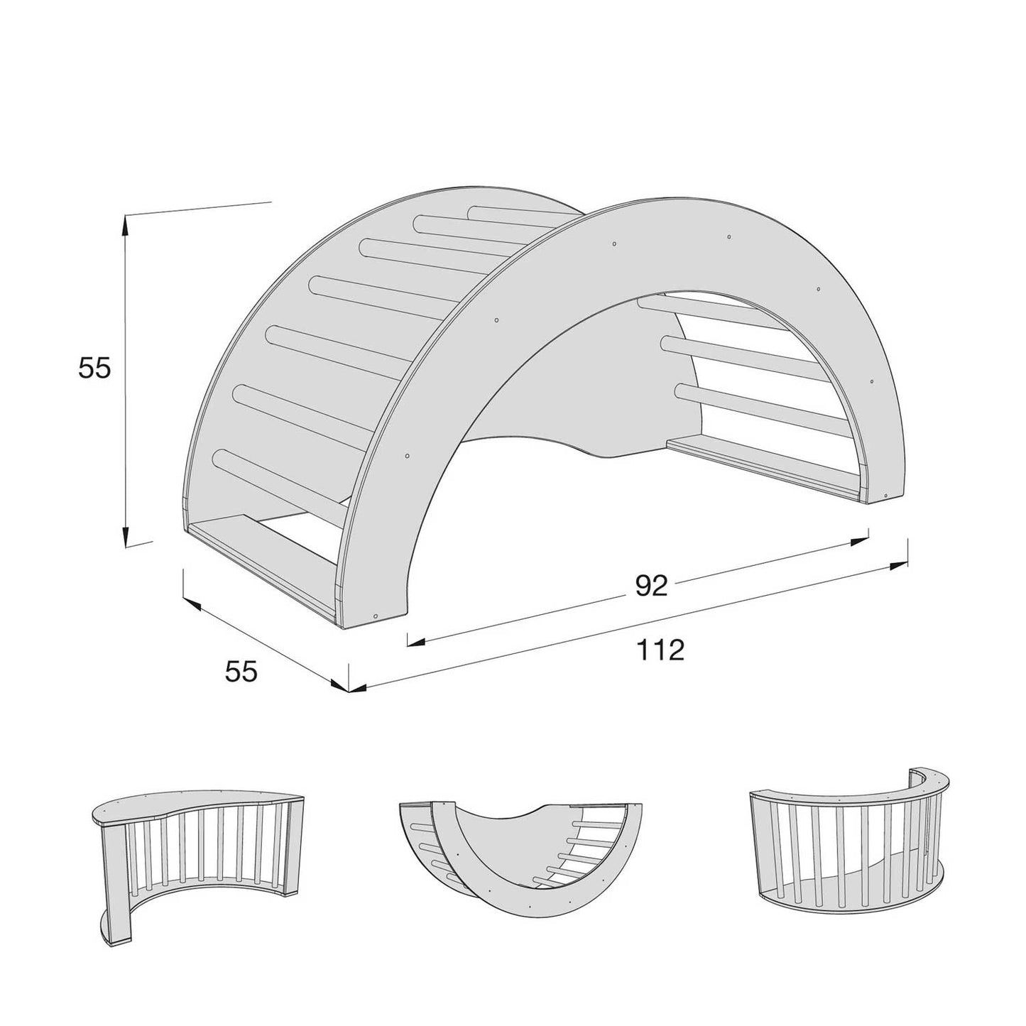 Alondra - Arco evolutivo Pikler 4 in1 Arkoo