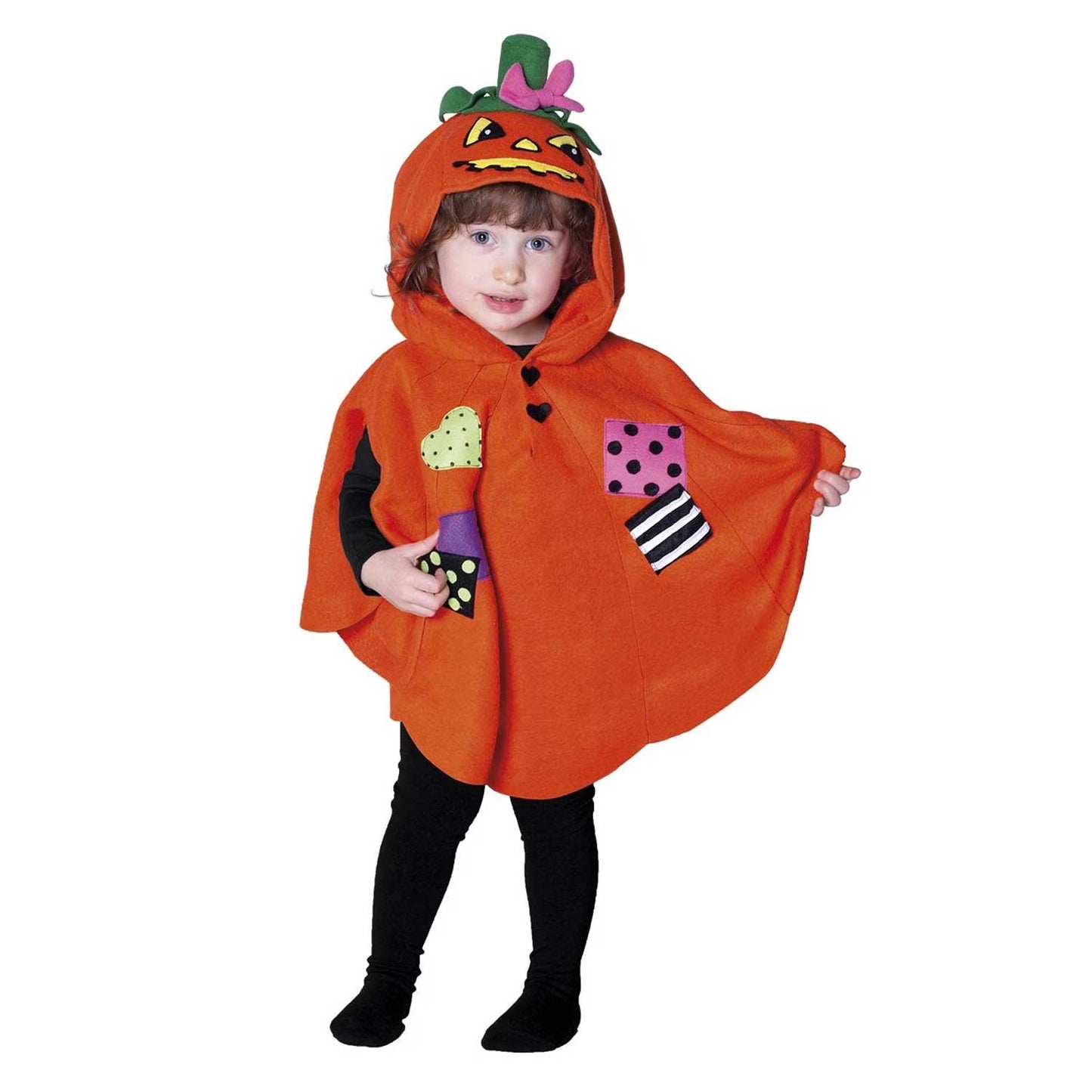 Carnaval Queen - Costume Halloween: Mantellina Zucchetta Baby