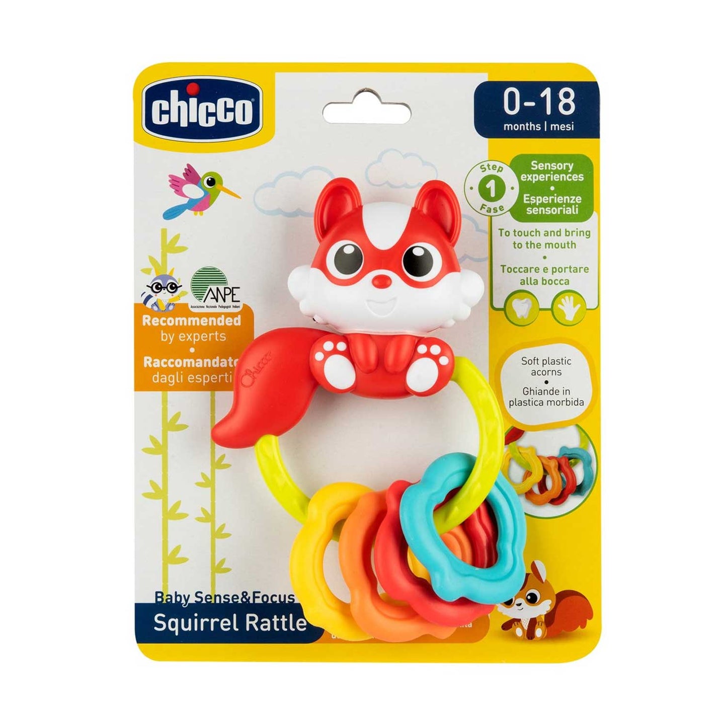 Chicco - Baby Sense&Focus Trillino Scoiattolo