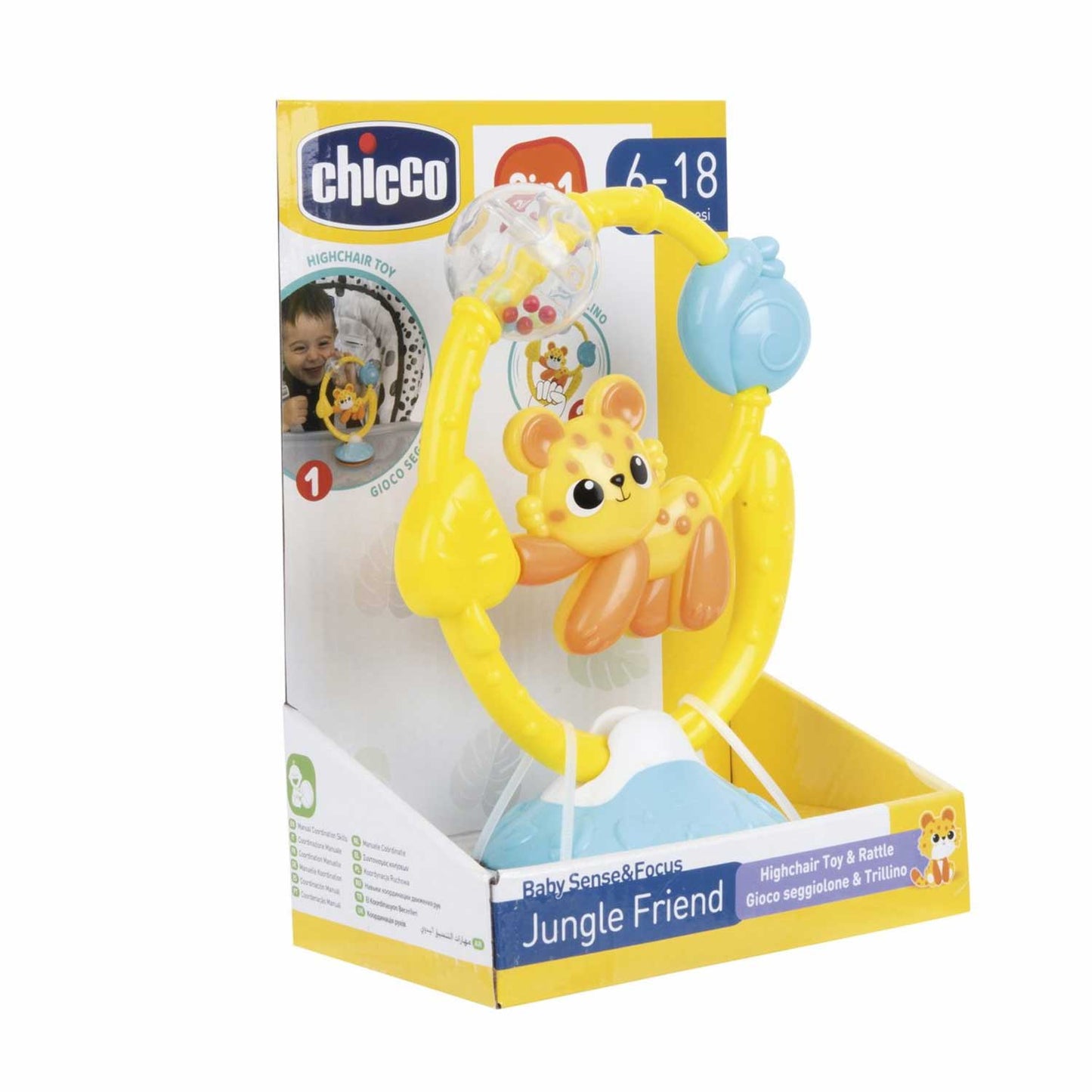 Chicco - Gioco Per Seggiolone Amico Della Giungla