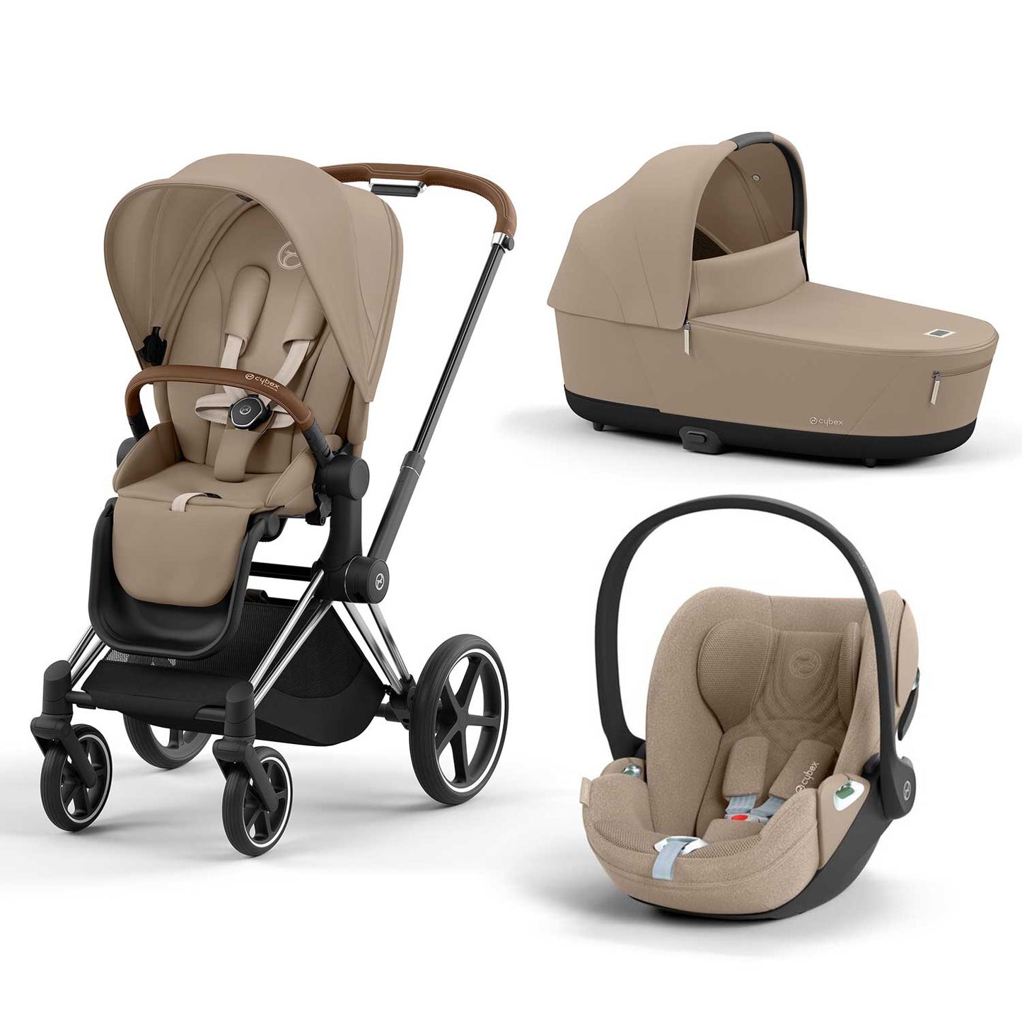 Cybex - Trio Priam: Seat Pack + Carrycot + Cloud T Isize Car Seat