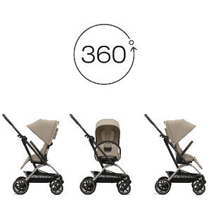 Cybex - Stroller Eezy S Twist+ 2 Blk