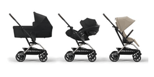 Cybex - Stroller Eezy S Twist+ 2 Blk