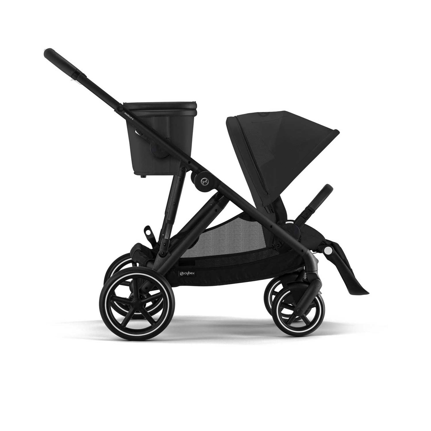 Cybex - Gemellare Gazelle S +  2 Navicelle + 2 Seggiolini Auto Cloud G Isize Con Adattato