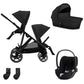 Cybex - Gemellare Gazelle S +  2 Navicelle + 2 Seggiolini Auto Cloud G Isize Con Adattato