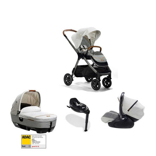 Joie - Trio Con Passeggino Finiti +Navicella Calmi + S.A. I Level Recline + Base Omaggio