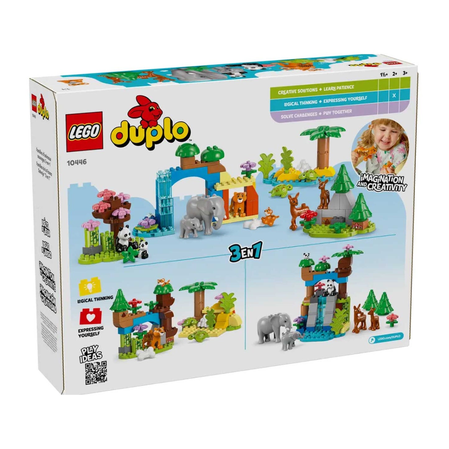 Lego - Linea Duplo: Famiglie di animali 3 in 1 10446