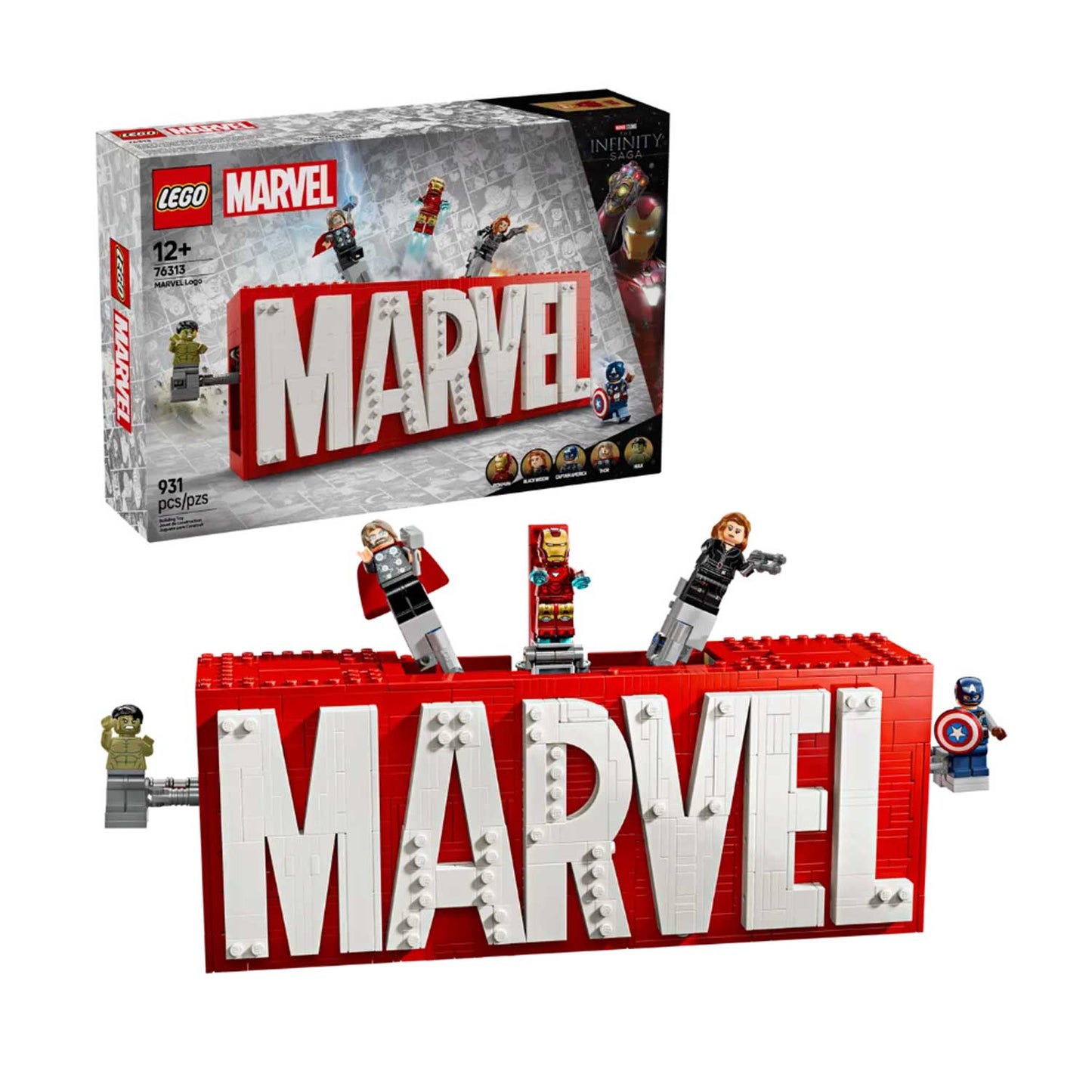 Lego - Logo E Minifigure Marvel 76313