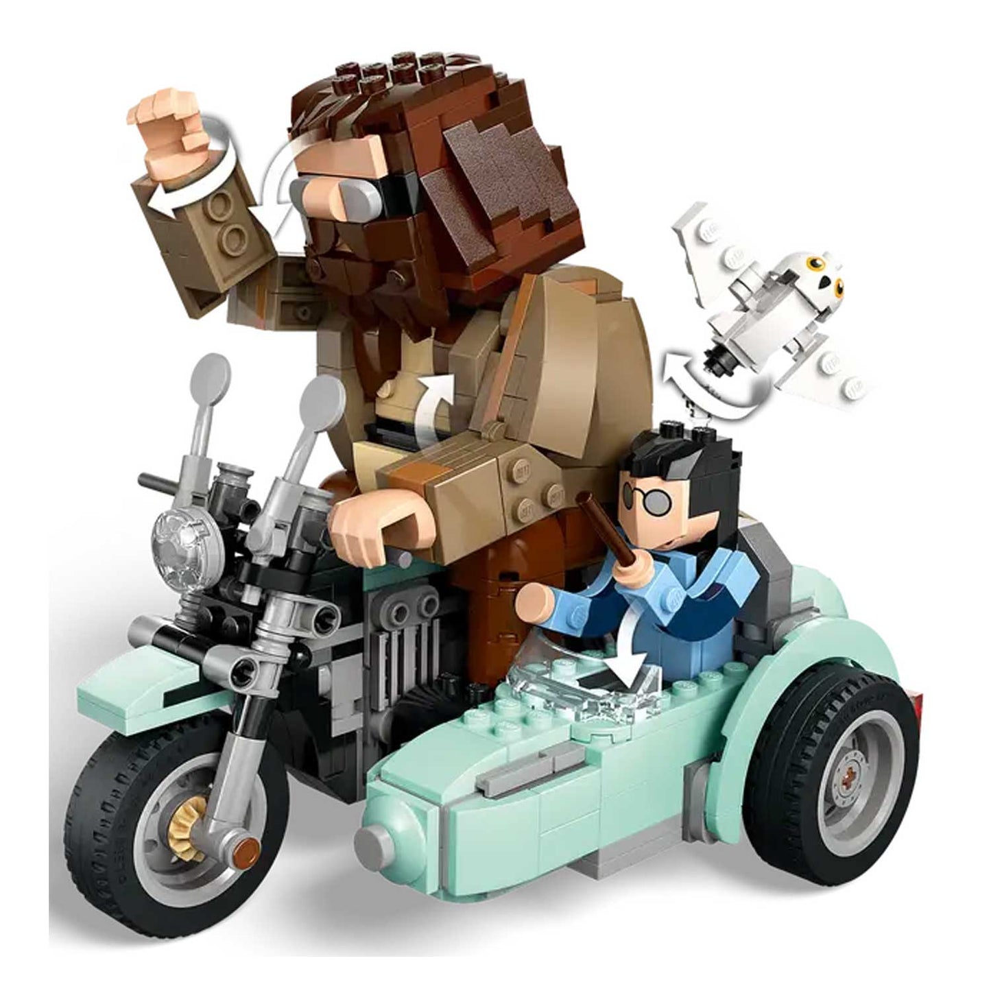 Lego - Giro Sul Sidecar Di Hagrid E Harry 76443