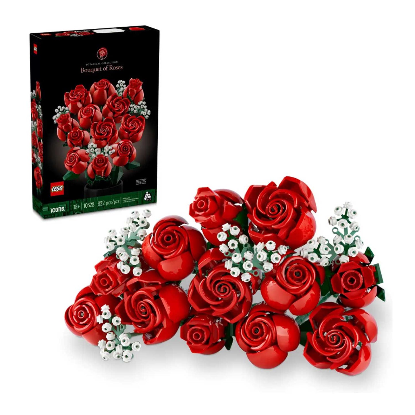 Lego - Icons Botanicals: Bouquet of roses 10328