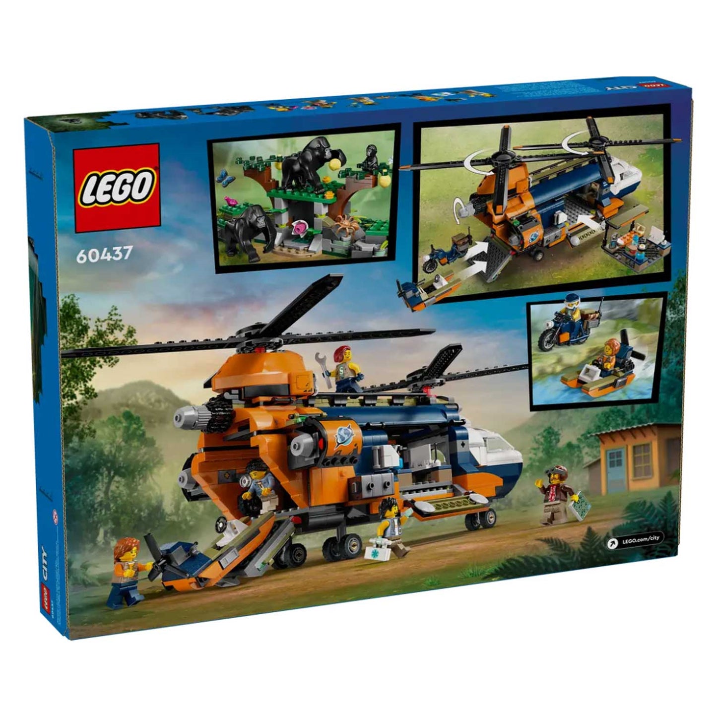 Lego - Lego City: Elicottero Dell Esploratore Della Giungla 60437