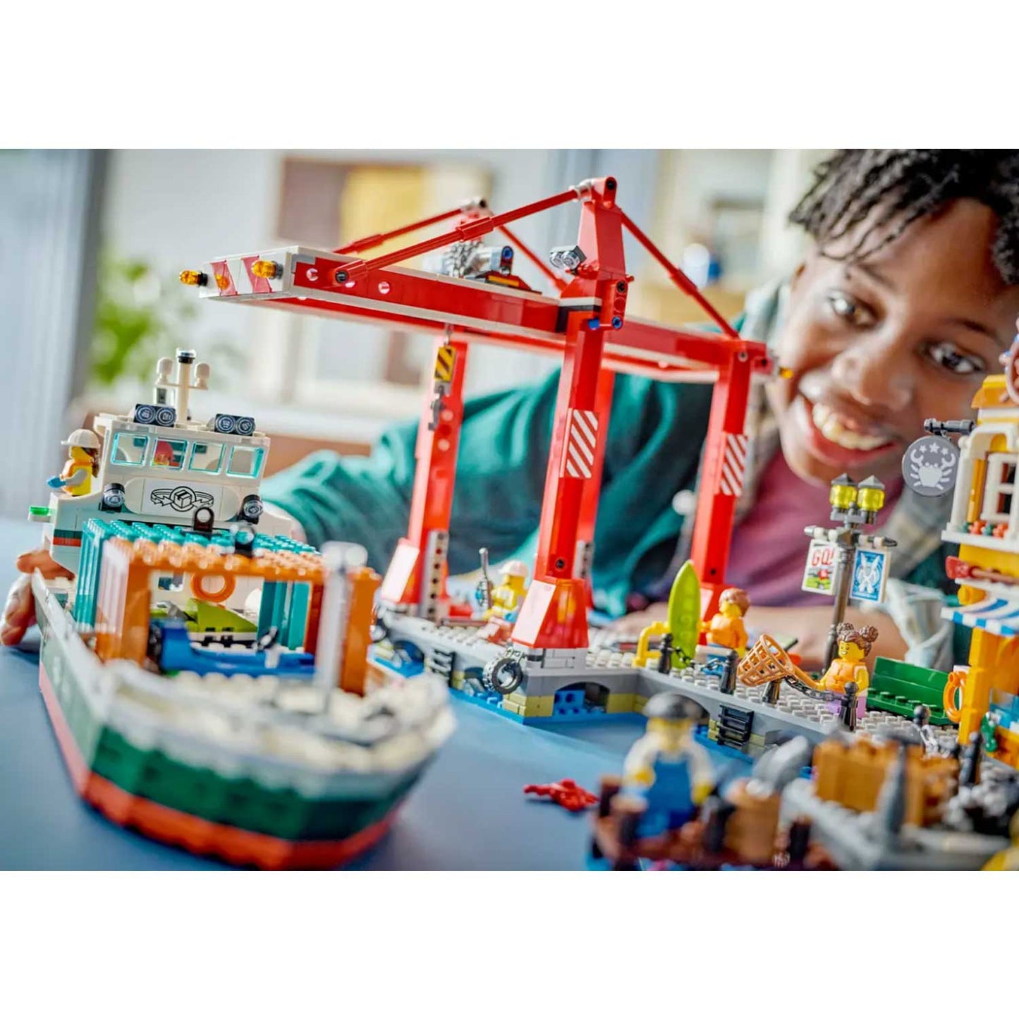 Lego - Lego City: Porto E Nave Merci 60422