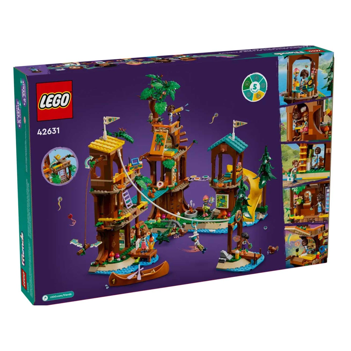 Lego - Lego Friends:  La Casa Sull' Albero Al Campo Avventure 42631