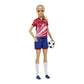 Mattel - Barbie Sport: Calciatrice Bambola Bionda HCN17