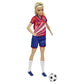 Mattel - Barbie Sport: Calciatrice Bambola Bionda HCN17