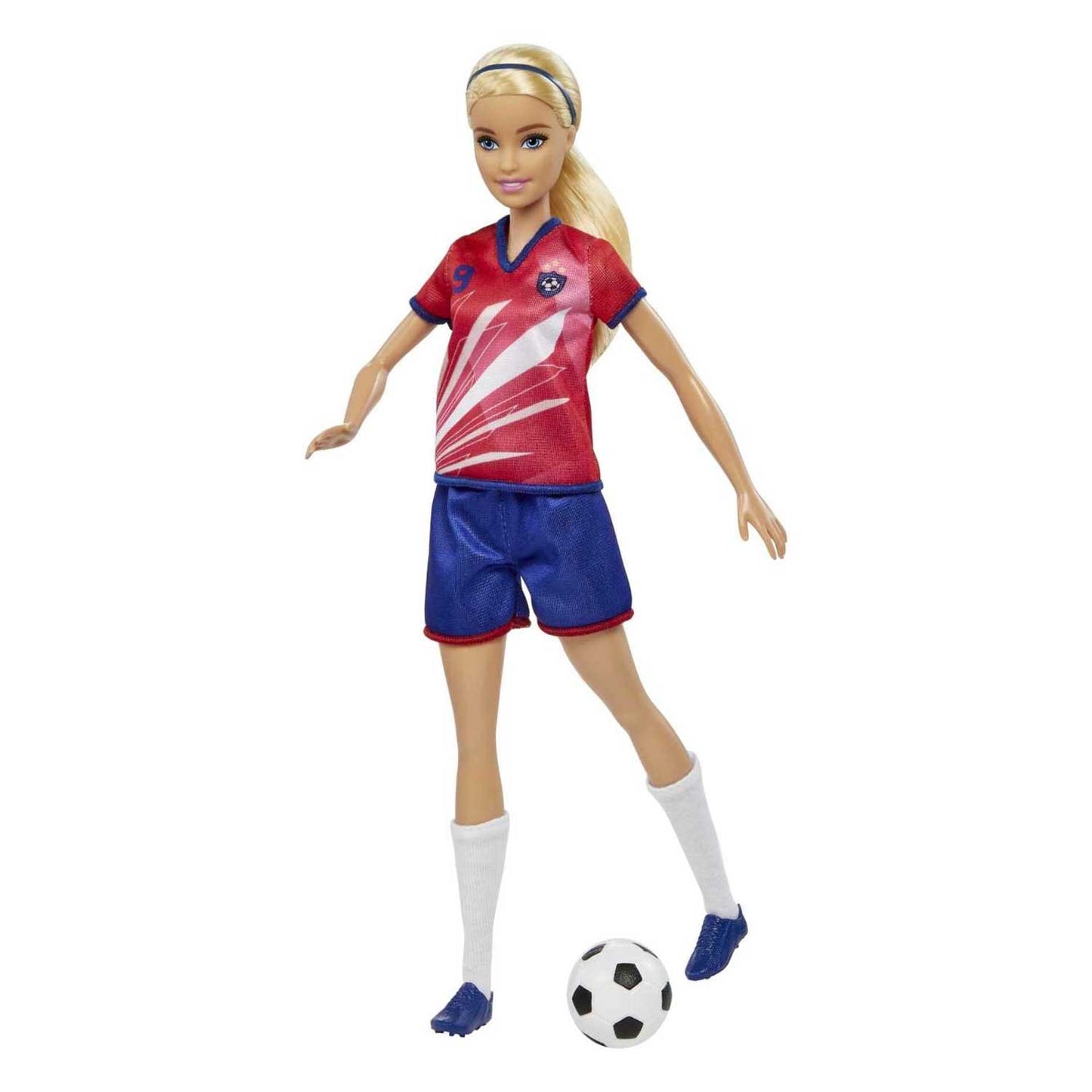 Mattel - Barbie Sport: Calciatrice Bambola Bionda HCN17