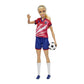 Mattel - Barbie Sport: Calciatrice Bambola Bionda HCN17