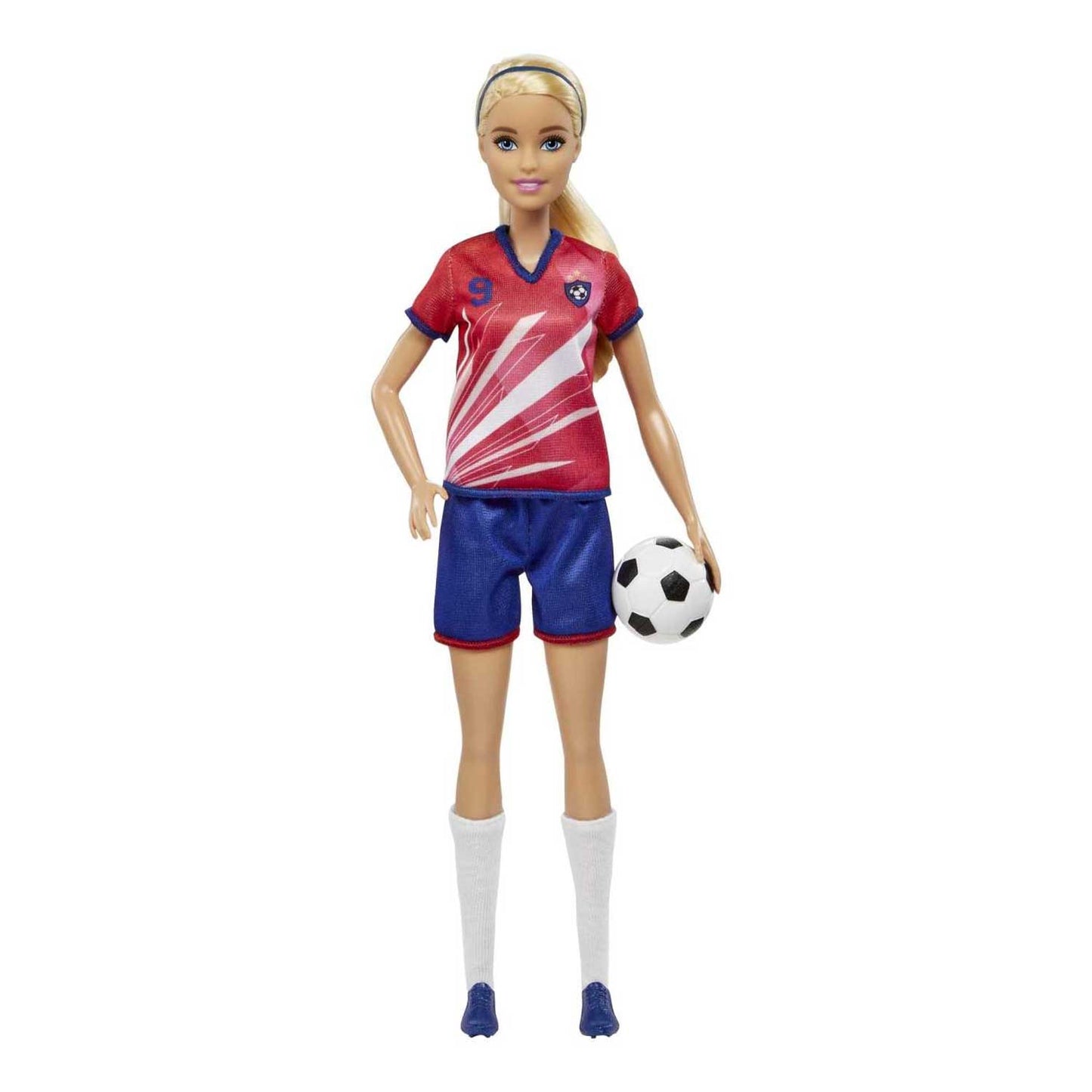 Mattel - Barbie Sport: Calciatrice Bambola Bionda HCN17