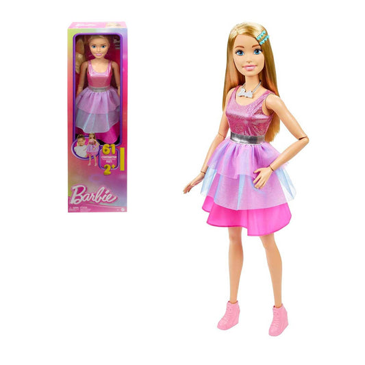 Mattel - Barbie Large Doll Vestito Rosa HJY02