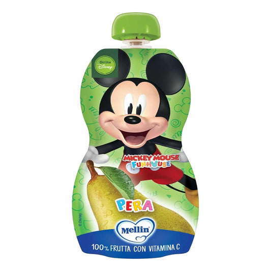 Mellin - Pouch Disney Mickey Mouse Pera: Confezione 110 gr