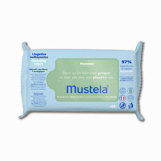 Mustela - Salviette Detergenti profumate Bio 60pz