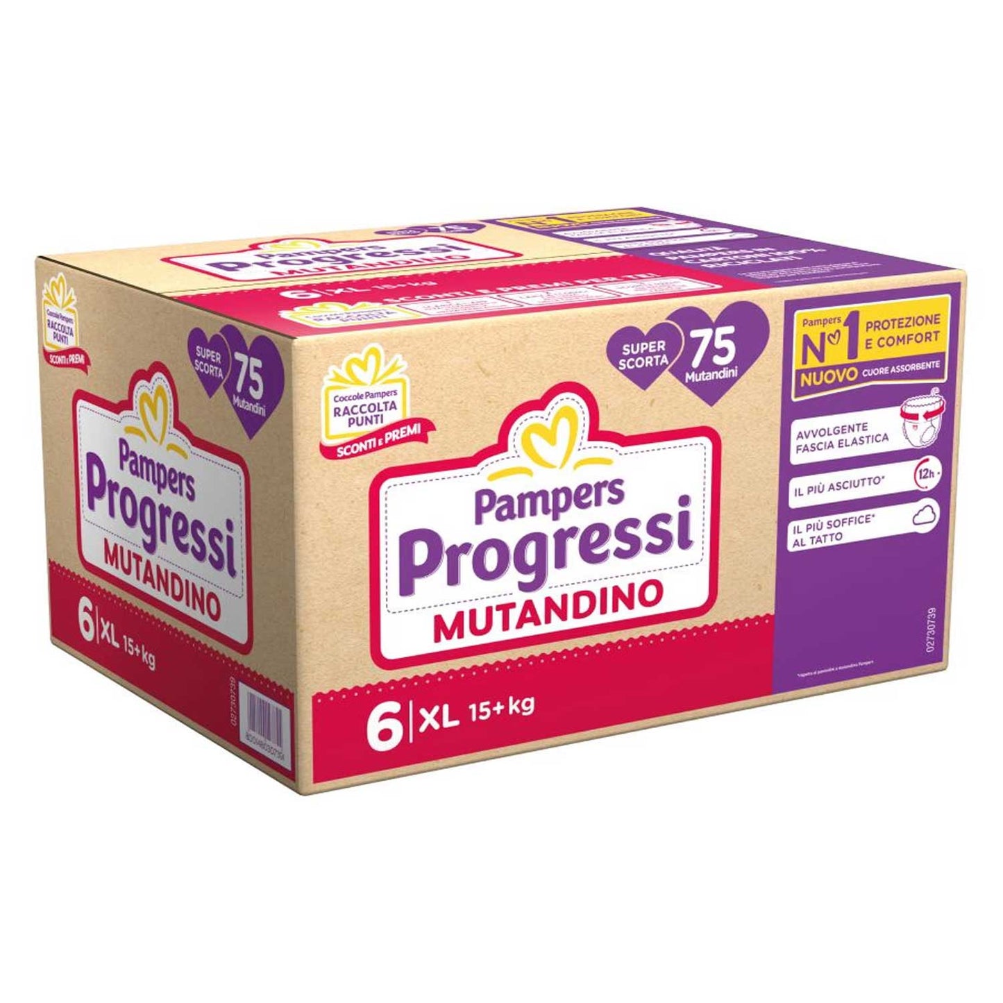 Pampers - Mutandina Progressi Pentapack XL 75 PZ