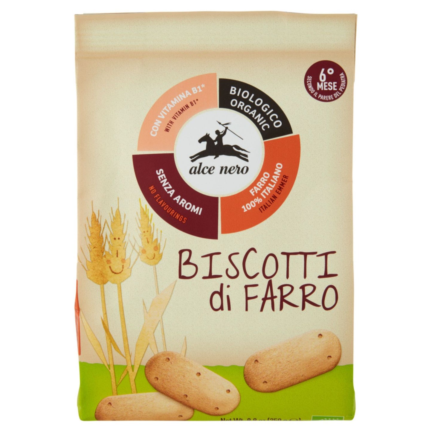 Alce Nero - Organic spelled biscuits 250 g