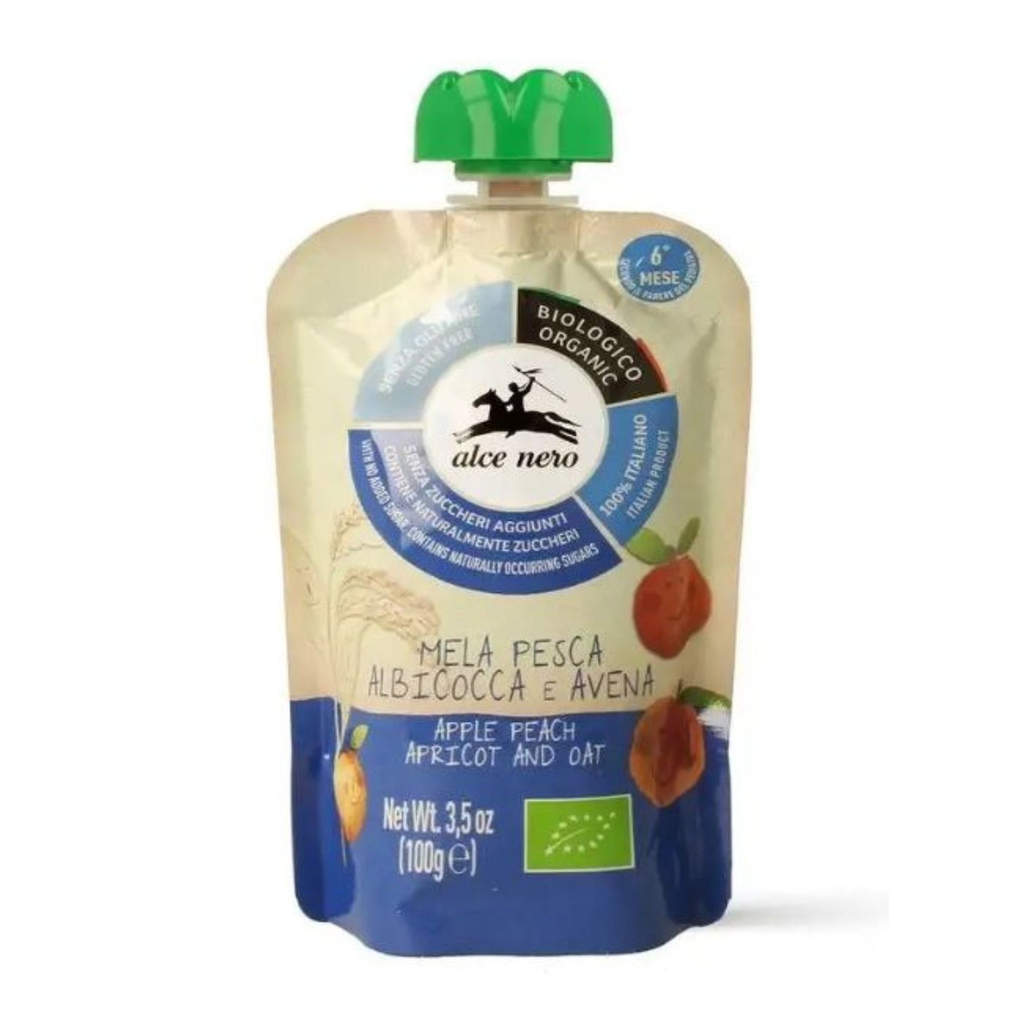 Alce Nero - Purea Di Frutta Doypack 100gr