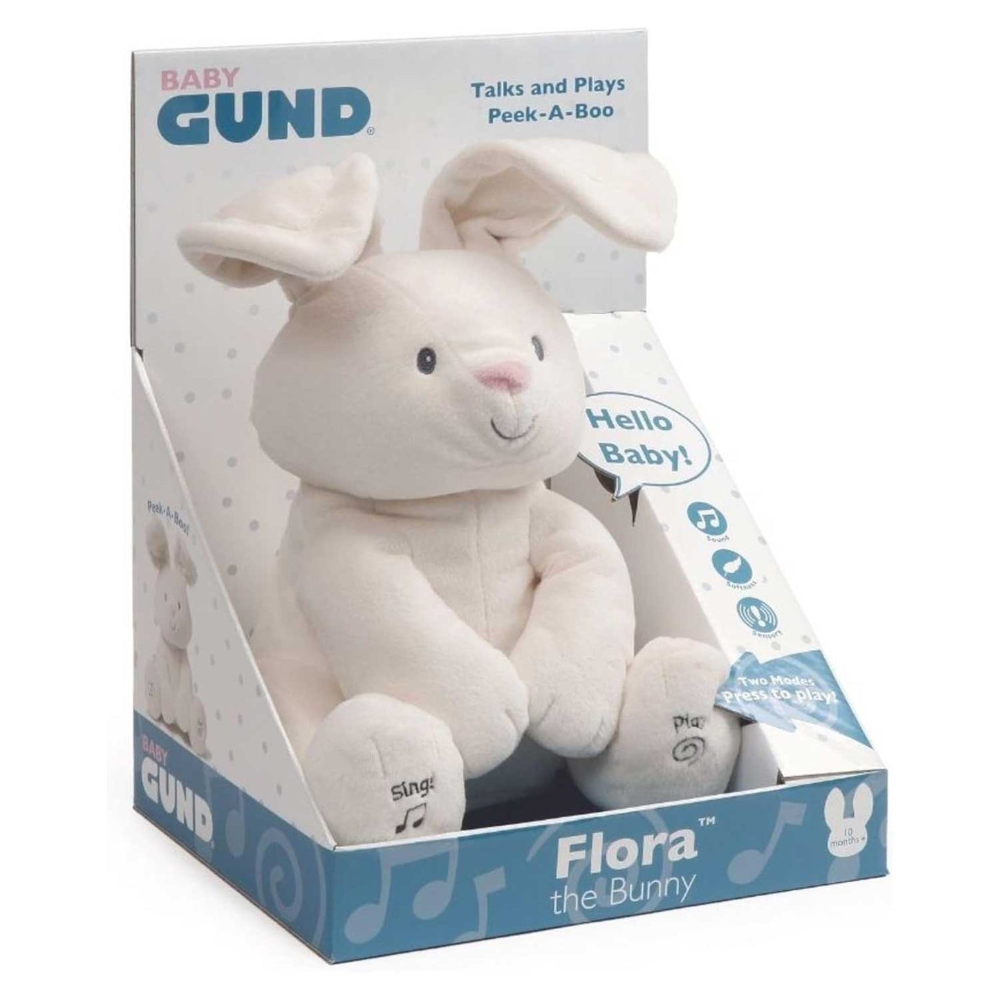 Spin Master Gund - Flora Interactive Talking Bunny