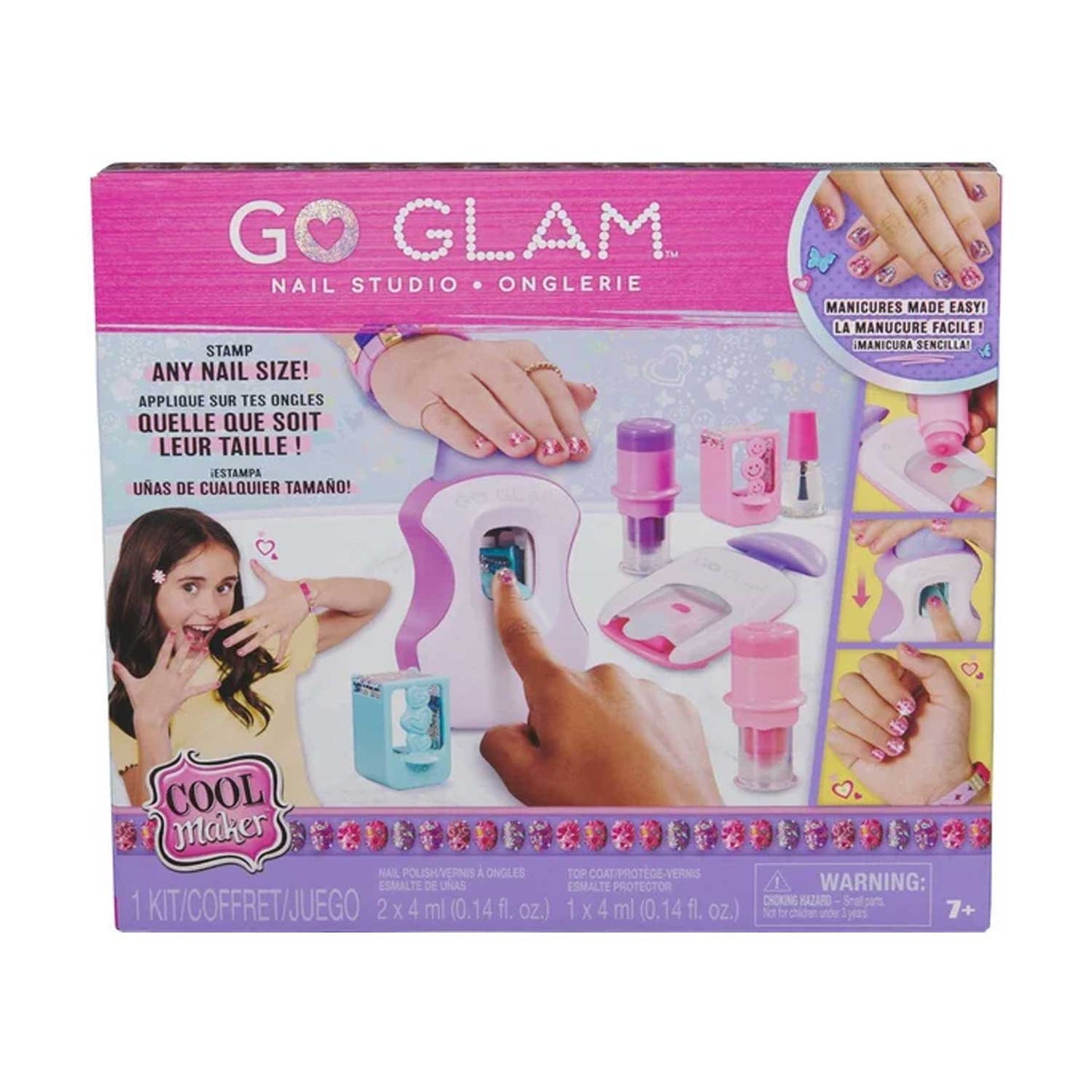 Spin Master - COOL MAKER GoGlam Machine Decorates Hands and Feet Nails