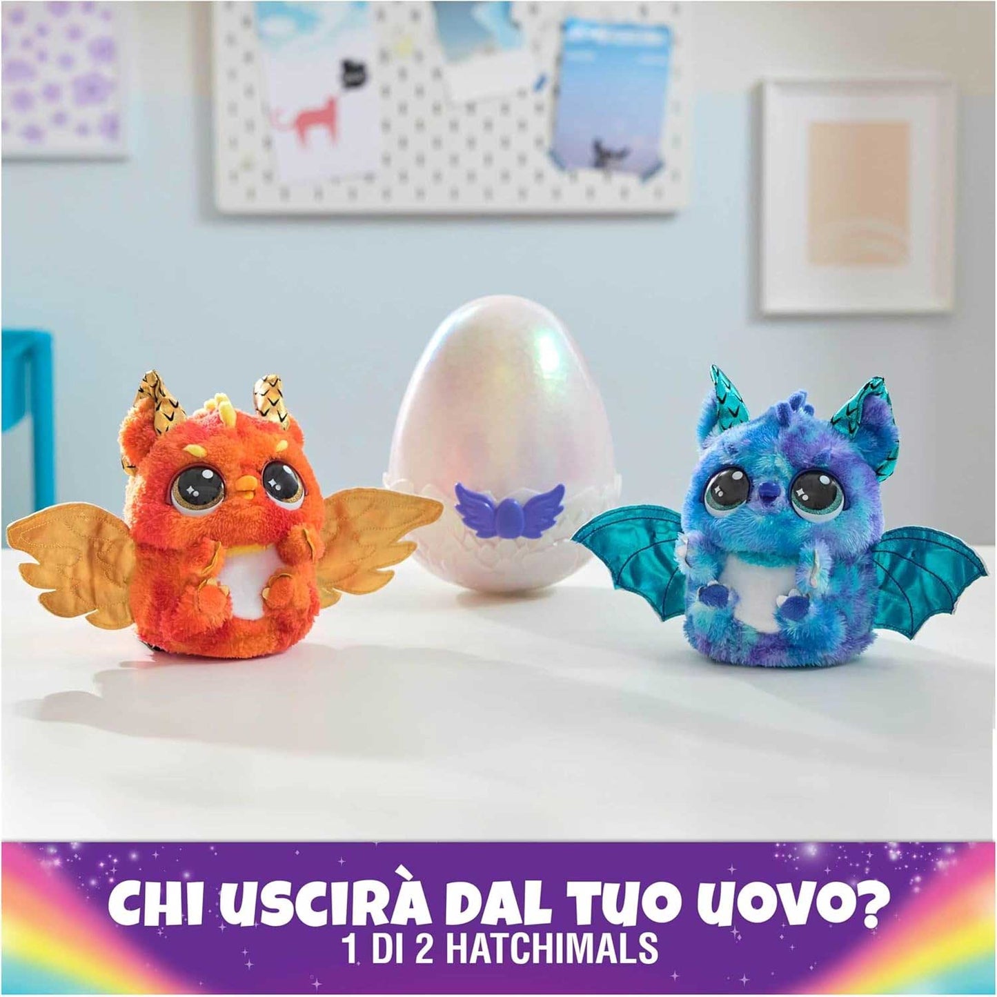 Spin Master - Hatchmals Alive Magico Uovo Versione Draggle Con Peluche A Sorpresa