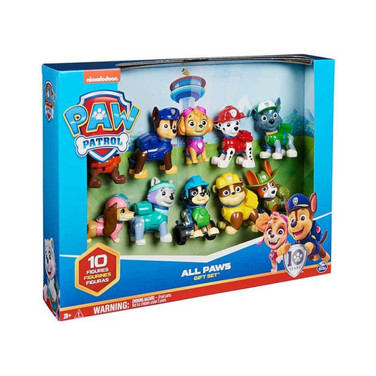 Spin Master - Paw Patrol All Paws: Confezione Regalo 10 Personaggi