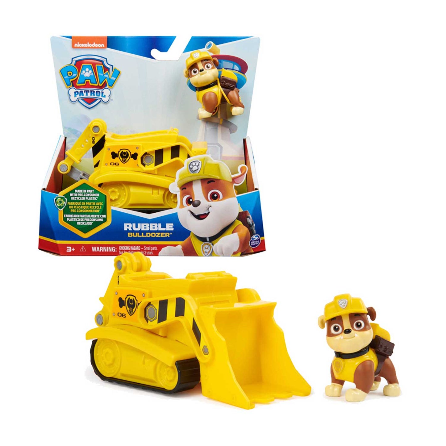 Spin Master - Paw Patrol Veicolo Base Rubble Spring 2025