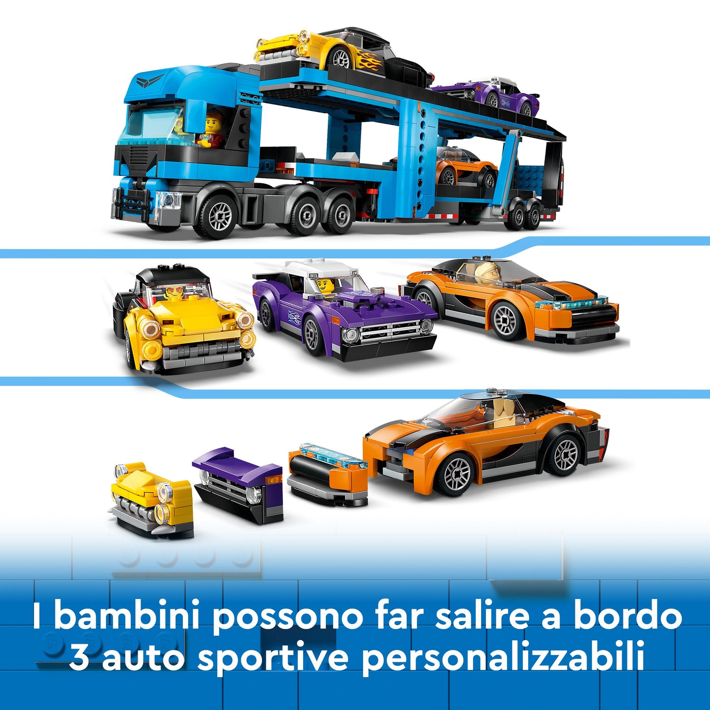 Lego - Camion Trasportatore Con Auto Sportive 60408