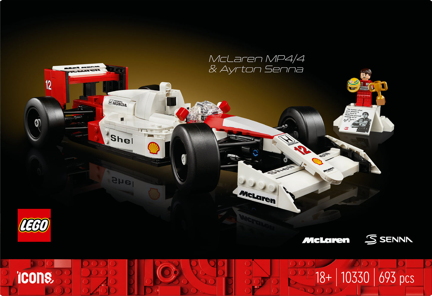 Lego - McLaren MP4/4 e Ayrton Senna 10330