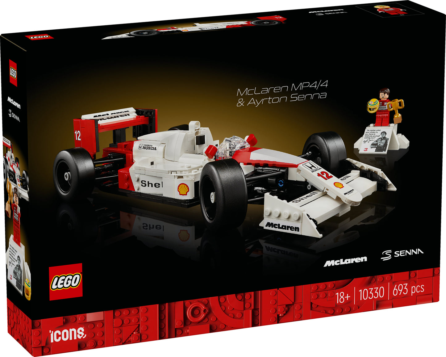 Lego - McLaren MP4/4 e Ayrton Senna 10330