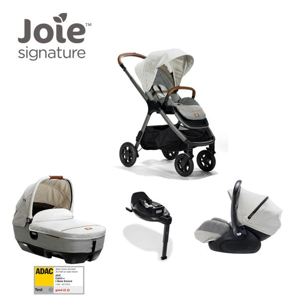 Joie - Trio Con Passeggino Finiti +Navicella Calmi +  I Level reclinabile + base omaggio